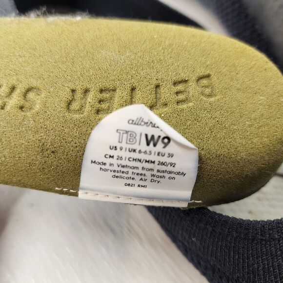 Allbirds Size 9 | Navy Knit Tree Breezer Washable Slip On Ballet Flats Shoes - Picture 8 of 8